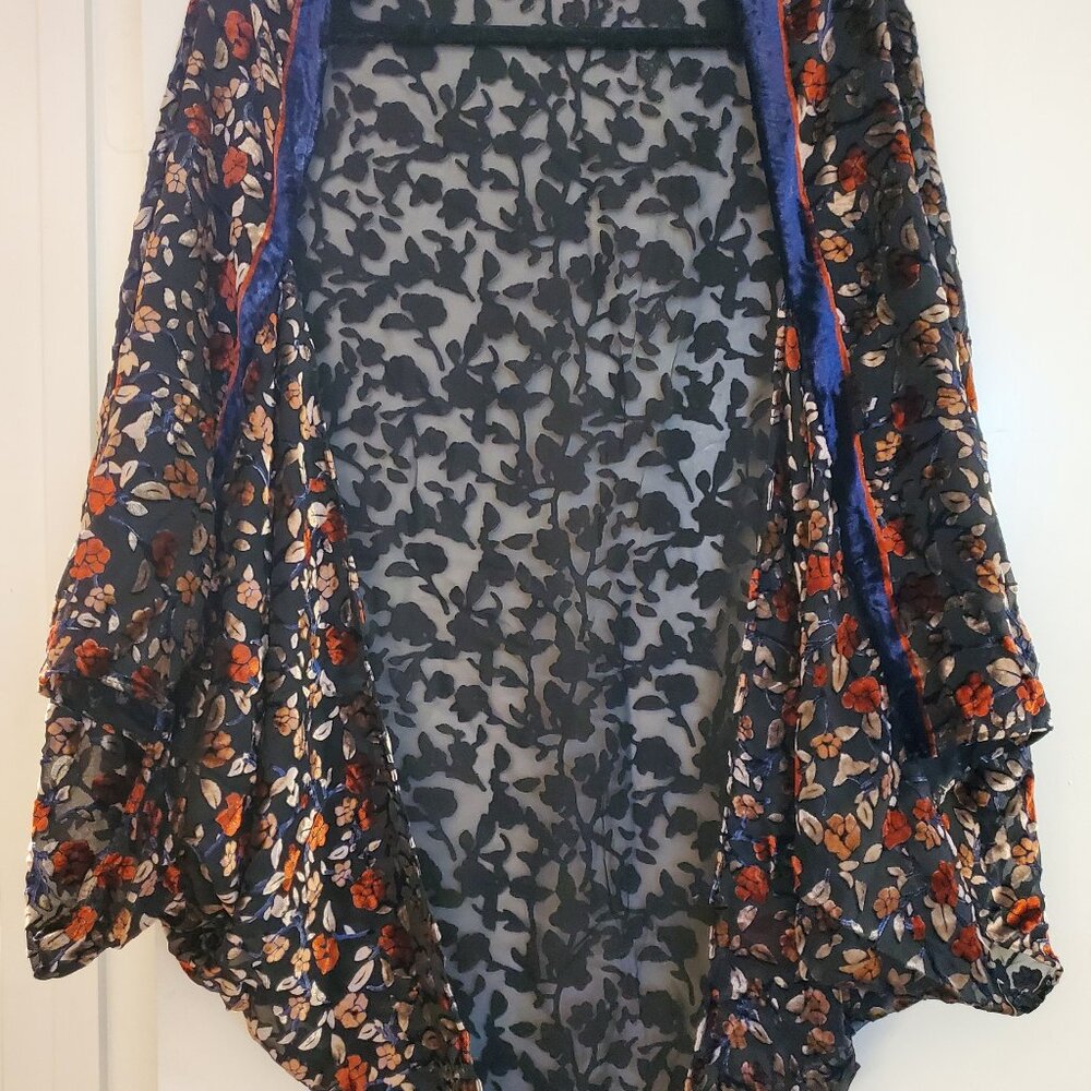 A New Day fall floral shawl cardigan coverup